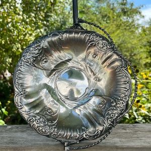 Antique Southington Quadruple Plate Brides Basket